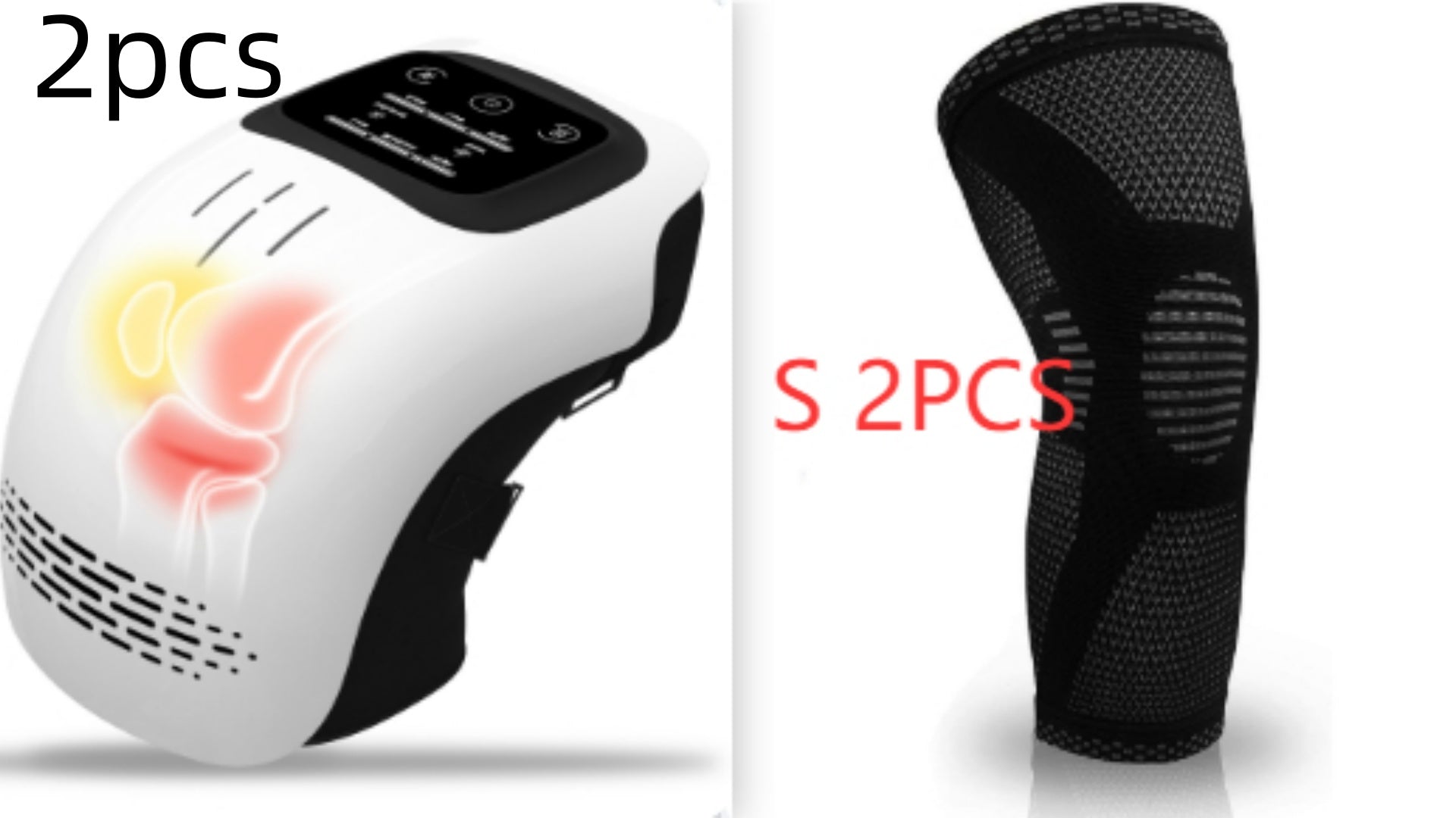 Intelligent Home Use Electric Intelligent Kneading Heating Knee Massager Rechargeable Pain Relief Infrared Laser Vibration Knee Massager