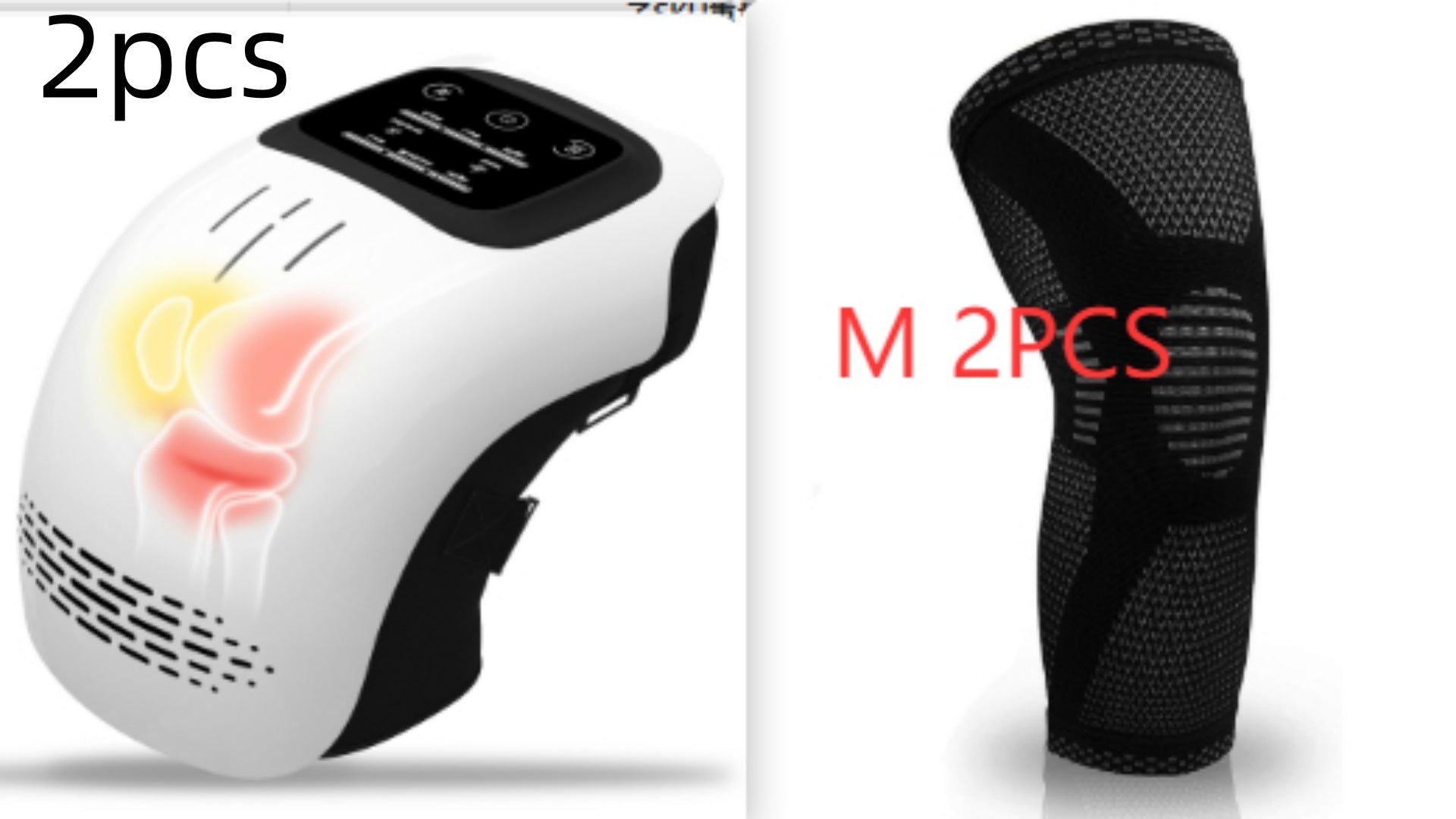 Intelligent Home Use Electric Intelligent Kneading Heating Knee Massager Rechargeable Pain Relief Infrared Laser Vibration Knee Massager